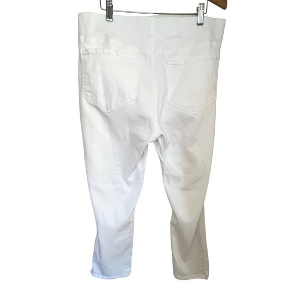 NOT YOUR DAUGHTERS JEANS WHITE ALINA PULL ON ANKLE SIZE 14 - Picture 10 of 11